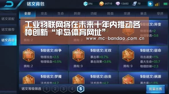工业物联网将在未来十年内推动各种创新“半